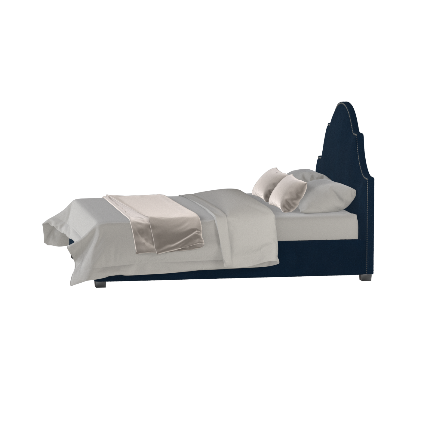 Ariana Double Bed with Elegant Headboard