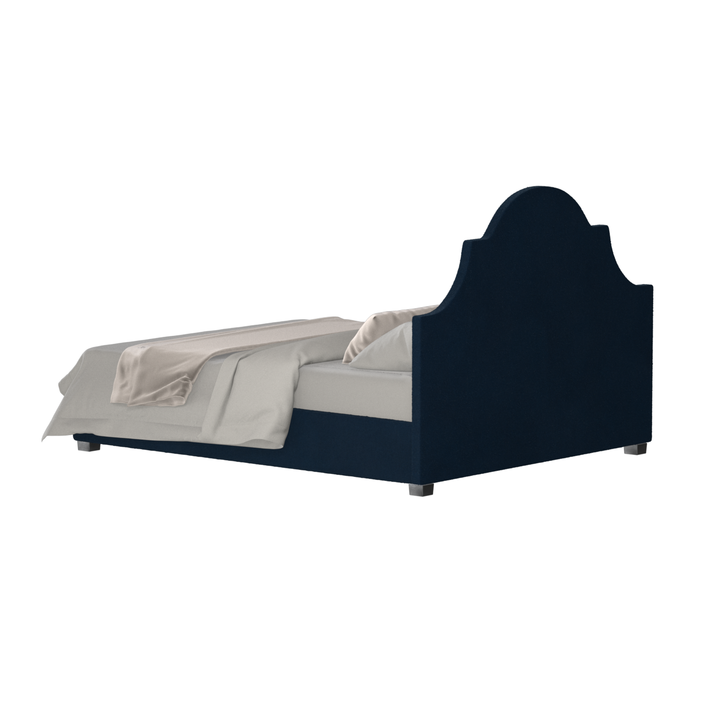 Ariana Double Bed with Elegant Headboard