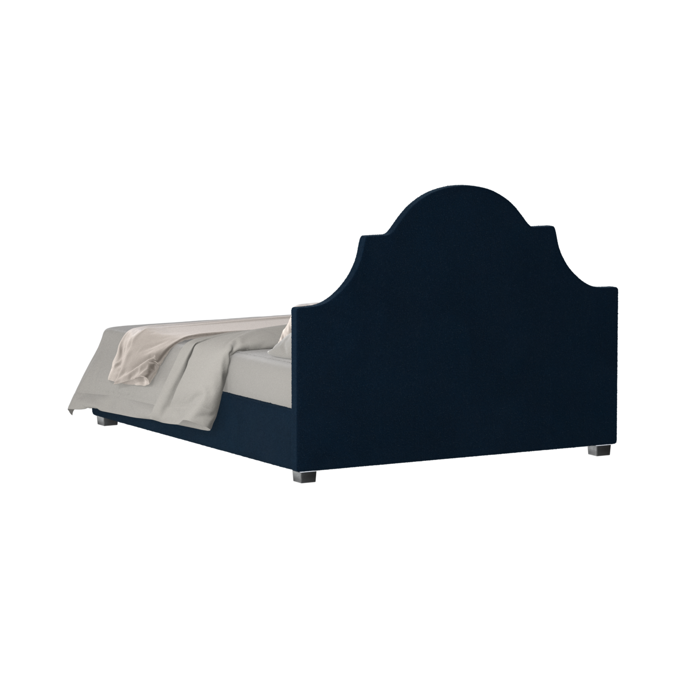 Ariana Double Bed with Elegant Headboard