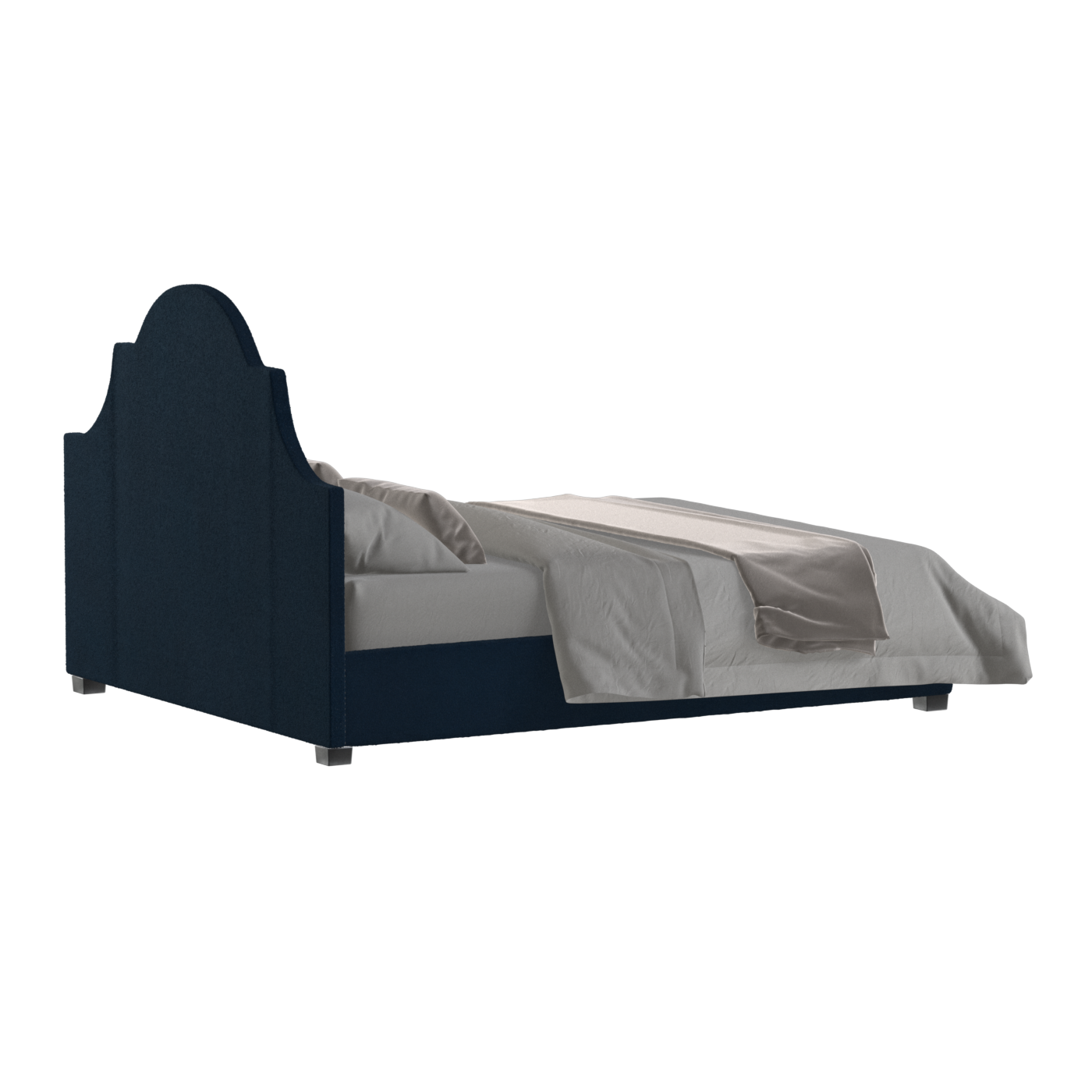 Ariana Double Bed with Elegant Headboard