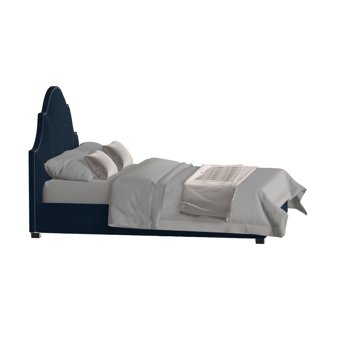 Ariana Double Bed with Elegant Headboard