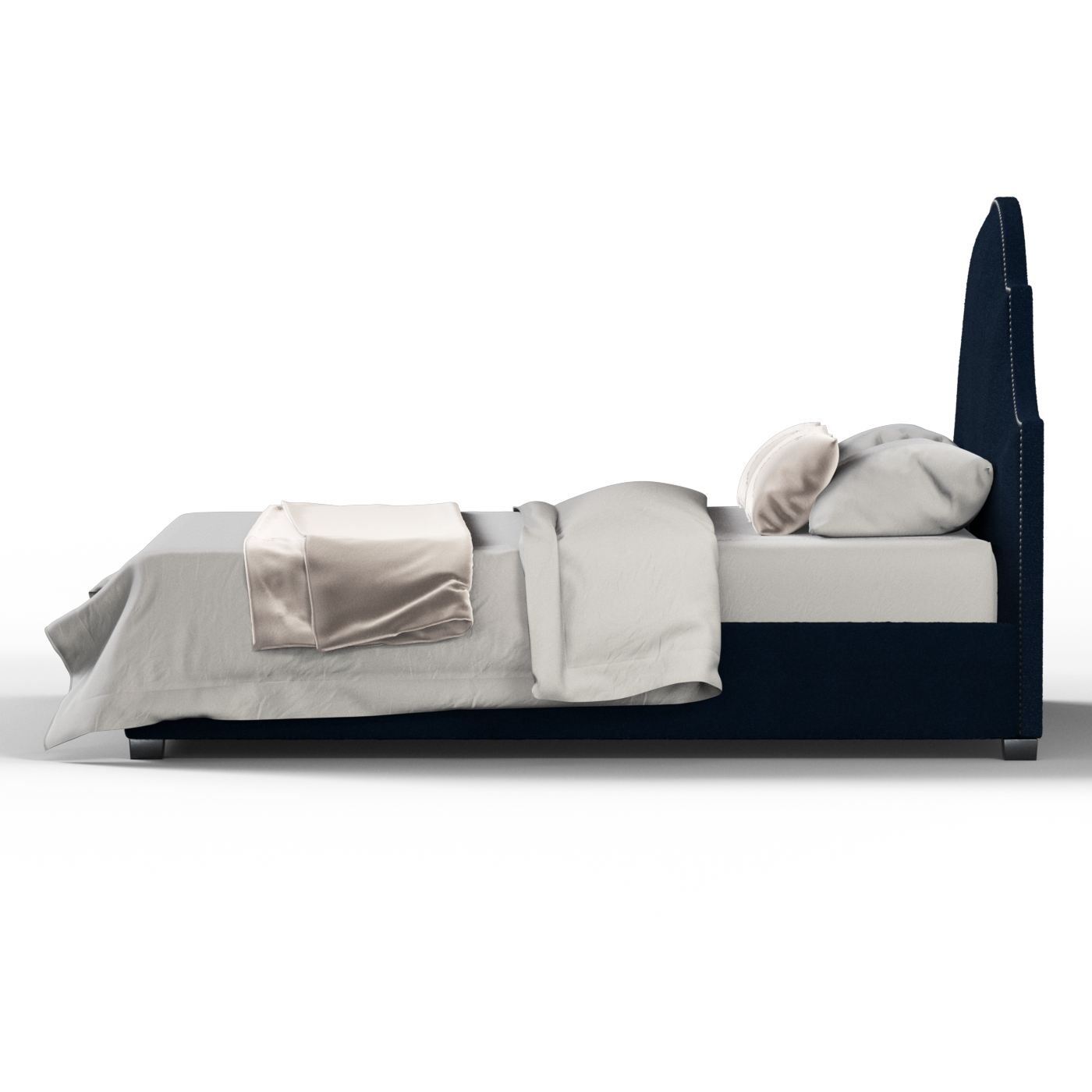 Ariana Double Bed with Elegant Headboard