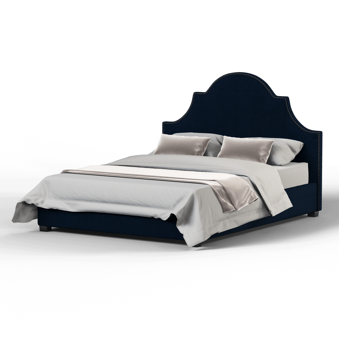 Ariana Double Bed with Elegant Headboard