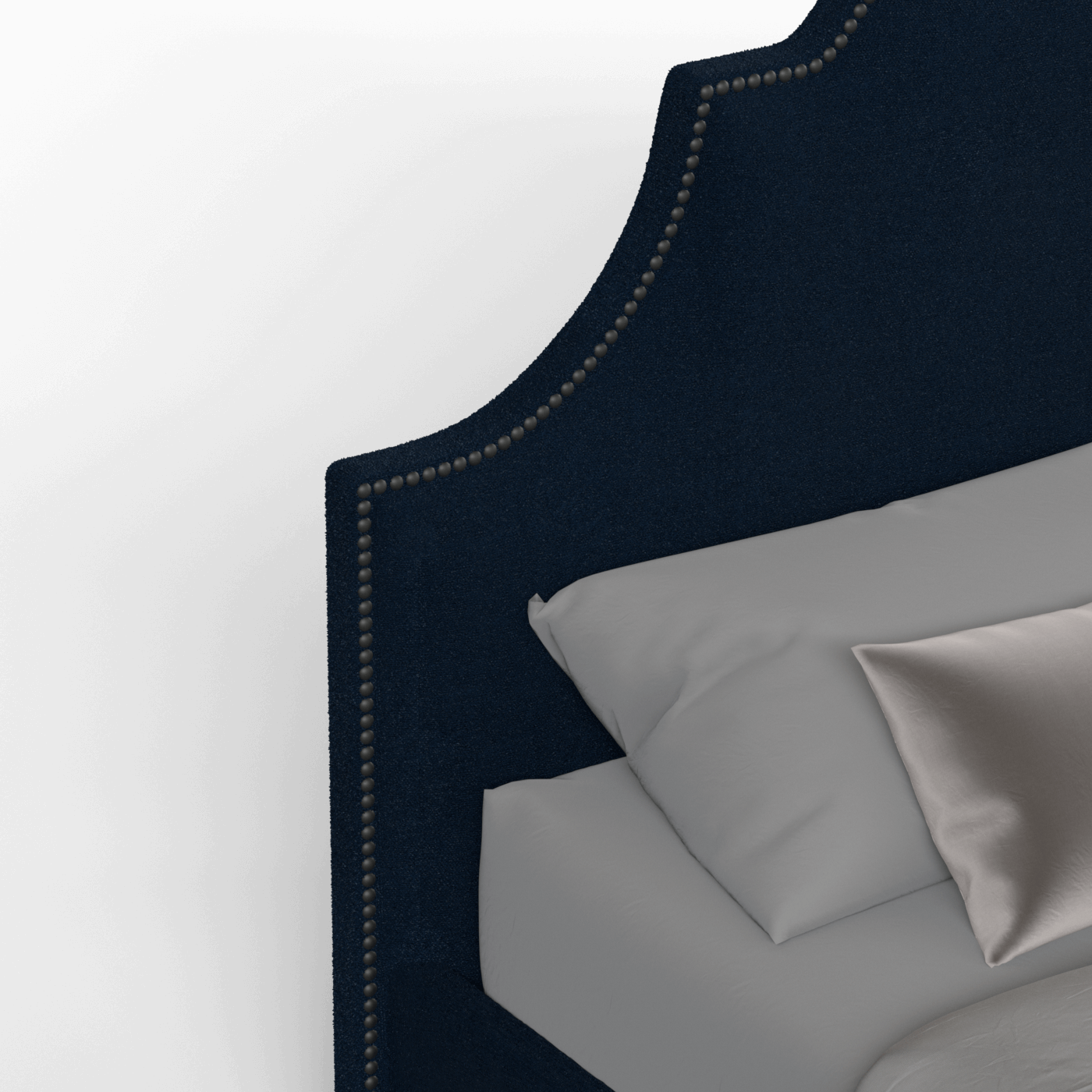 Ariana Double Bed with Elegant Headboard