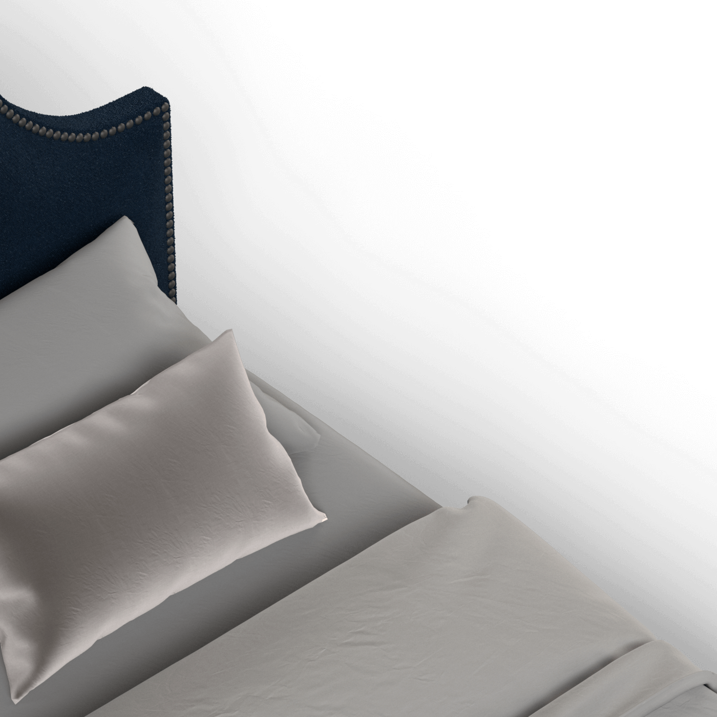 Ariana Double Bed with Elegant Headboard