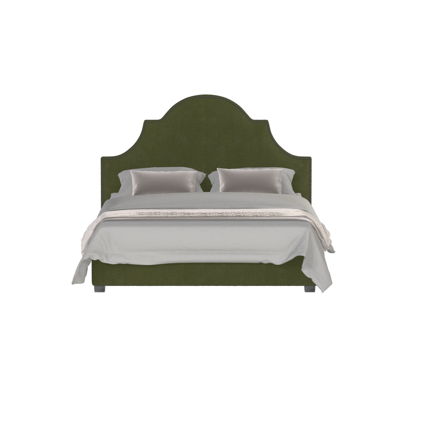 Ariana Double Bed with Elegant Headboard