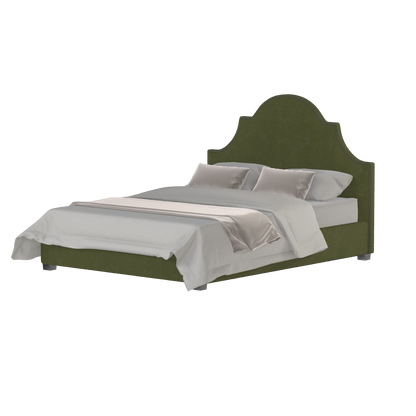 Ariana Double Bed with Elegant Headboard