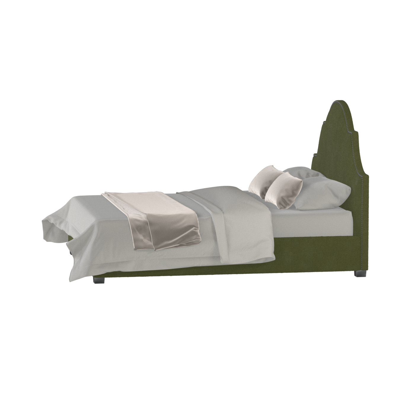 Ariana Double Bed with Elegant Headboard