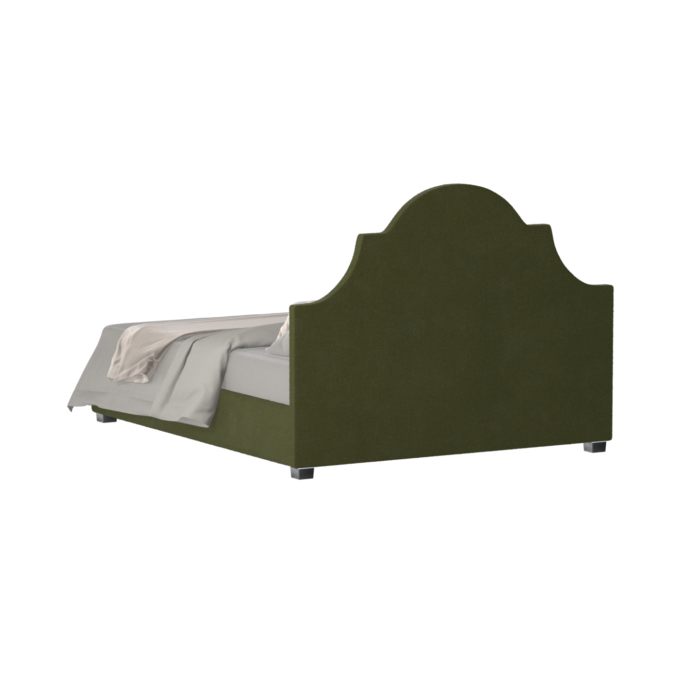 Ariana Double Bed with Elegant Headboard