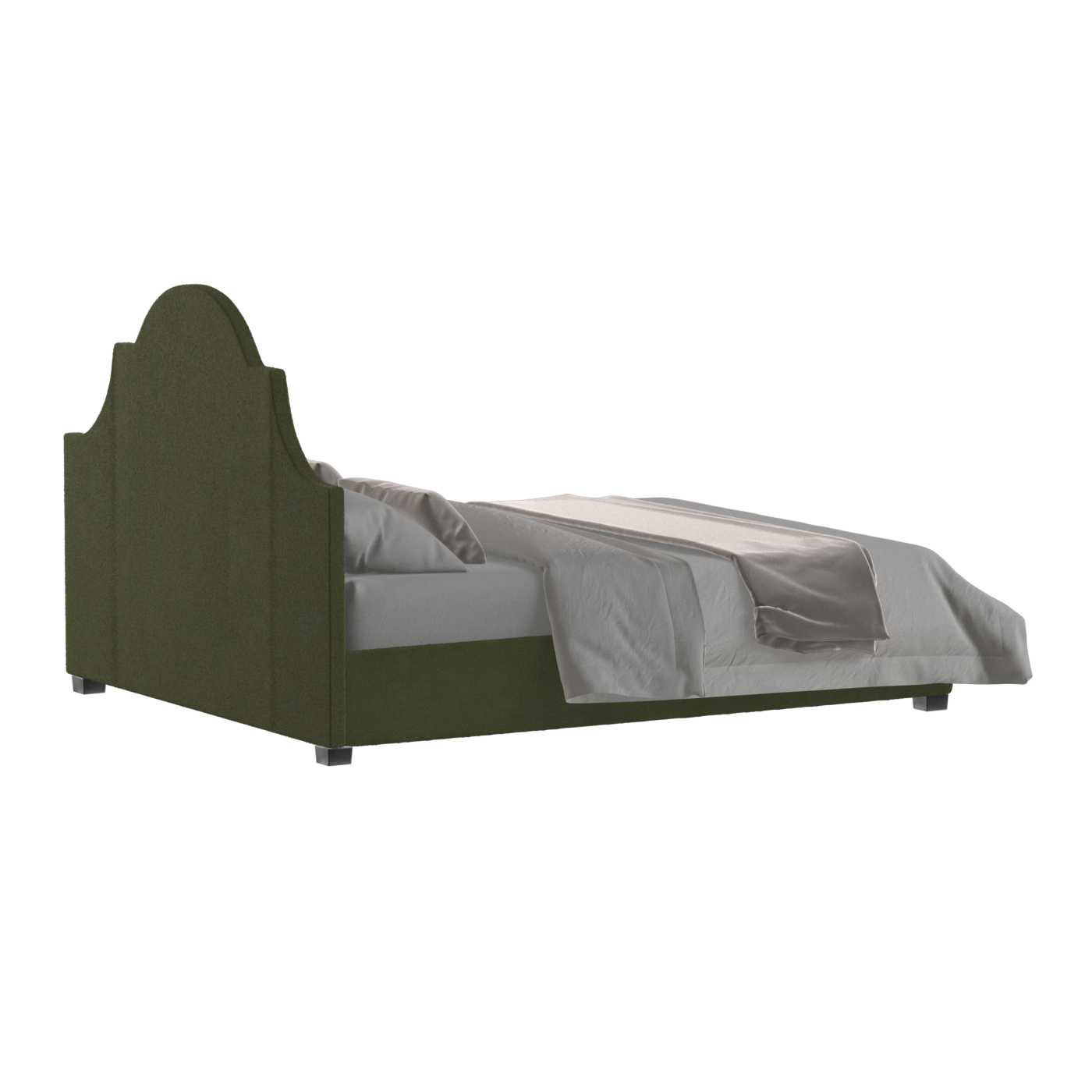 Ariana Double Bed with Elegant Headboard