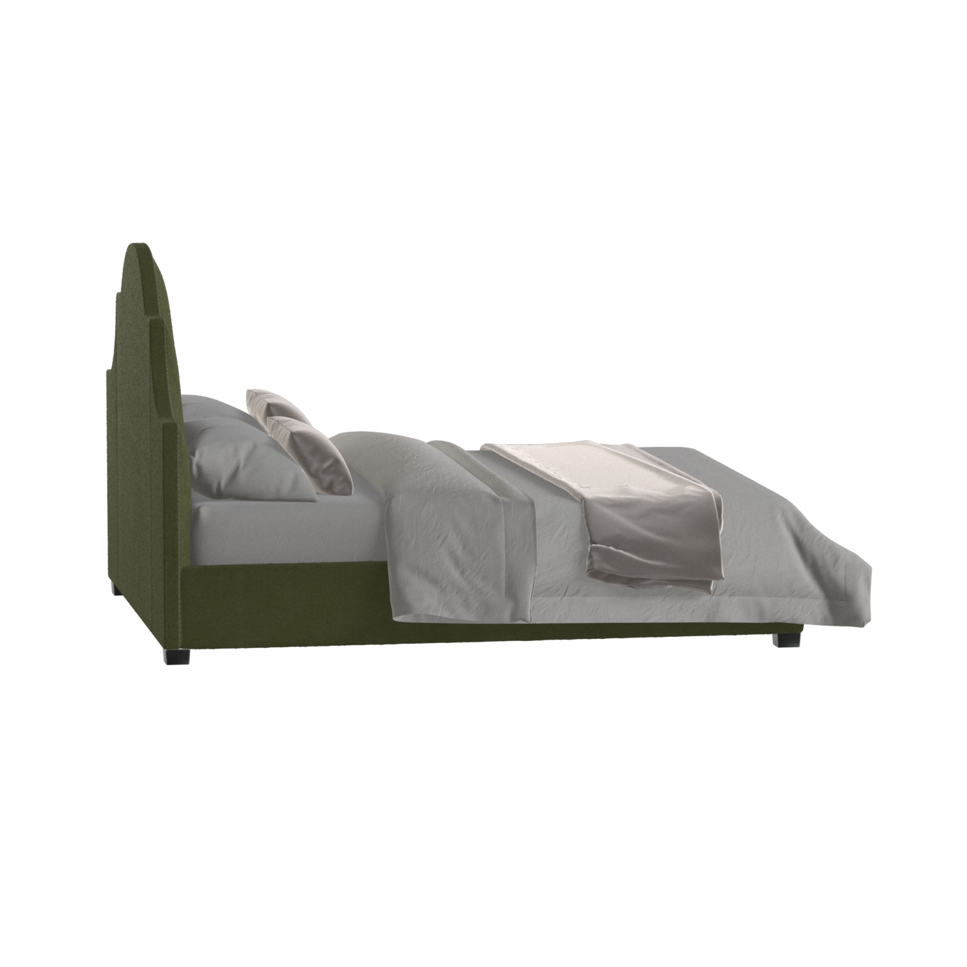 Ariana Double Bed with Elegant Headboard