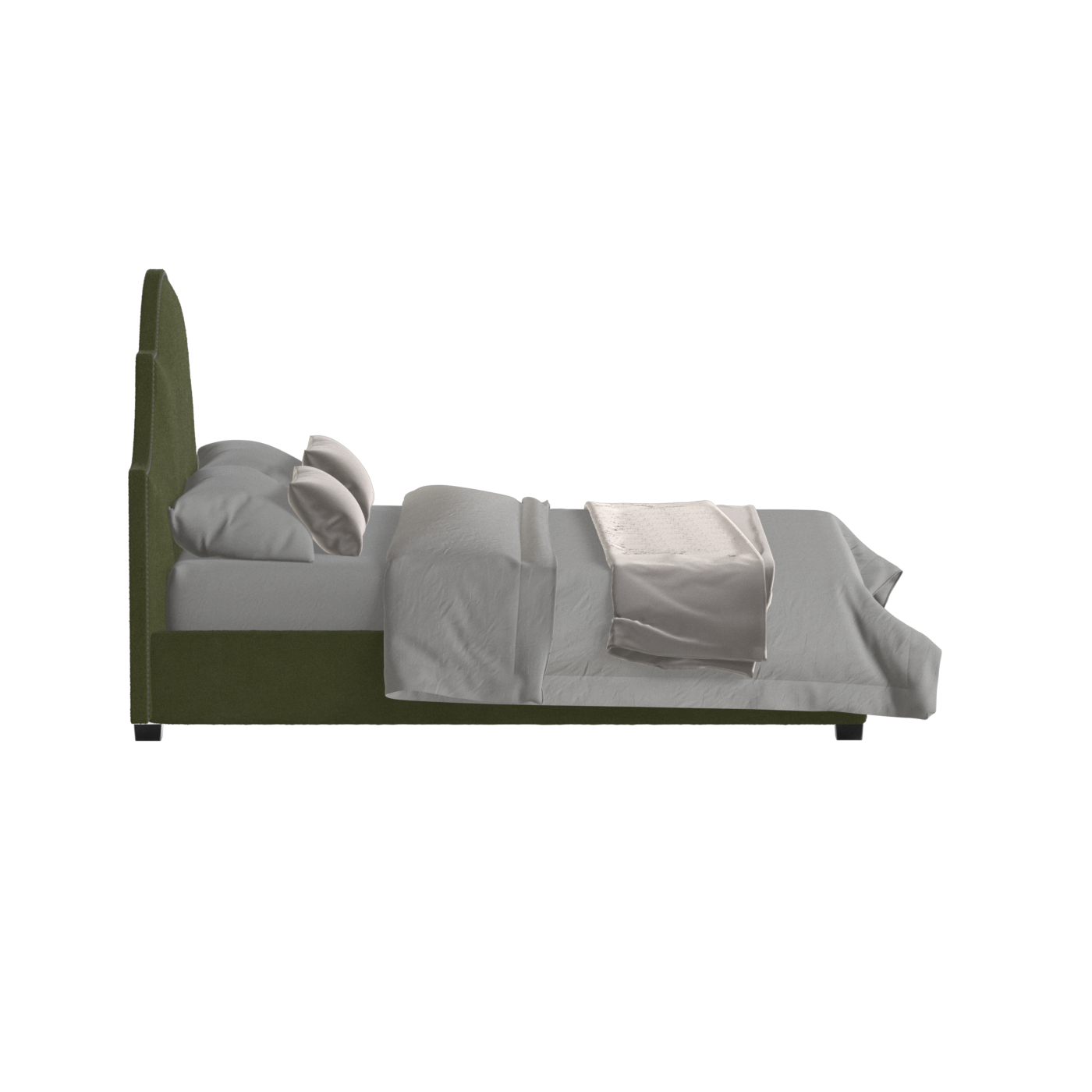 Ariana Double Bed with Elegant Headboard
