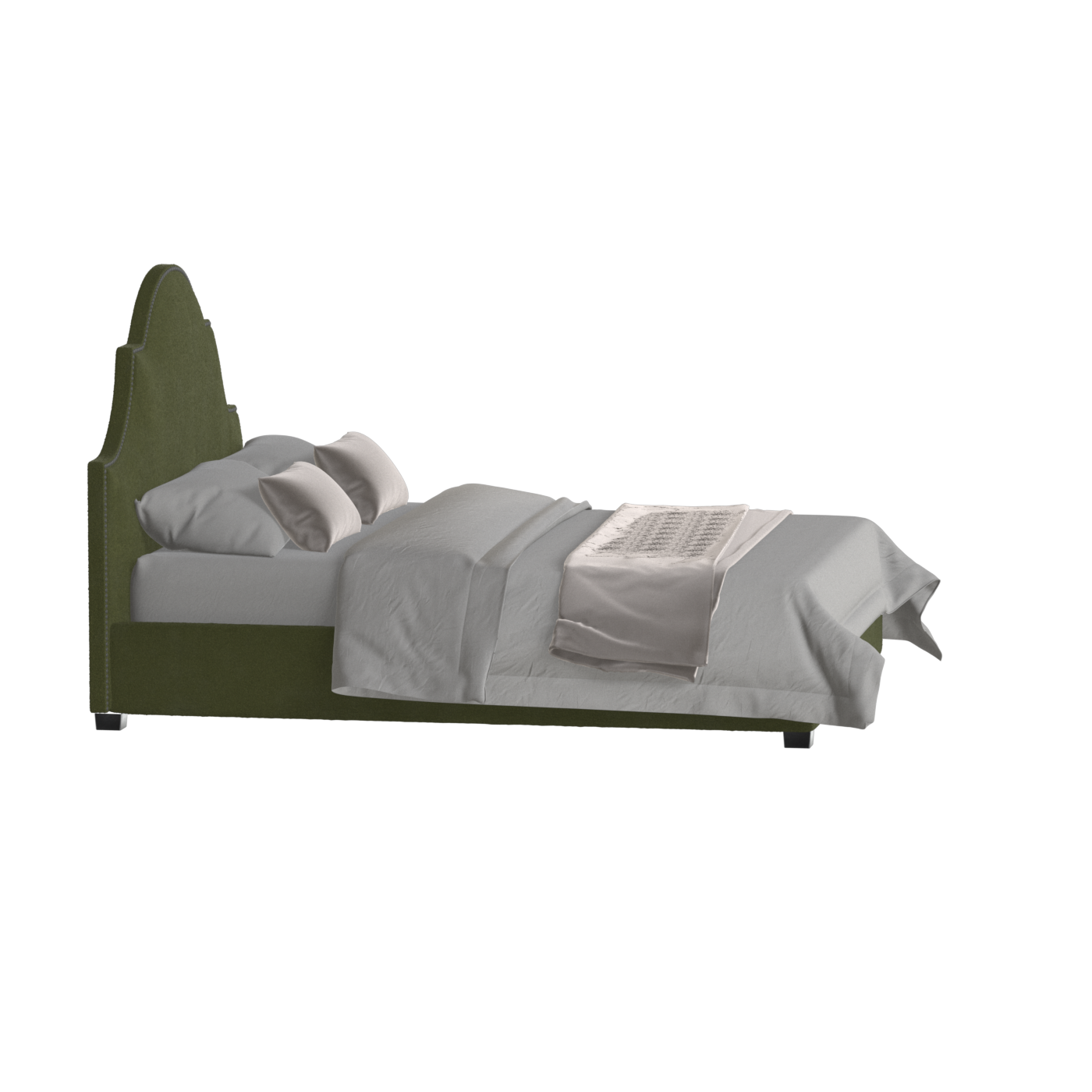 Ariana Double Bed with Elegant Headboard