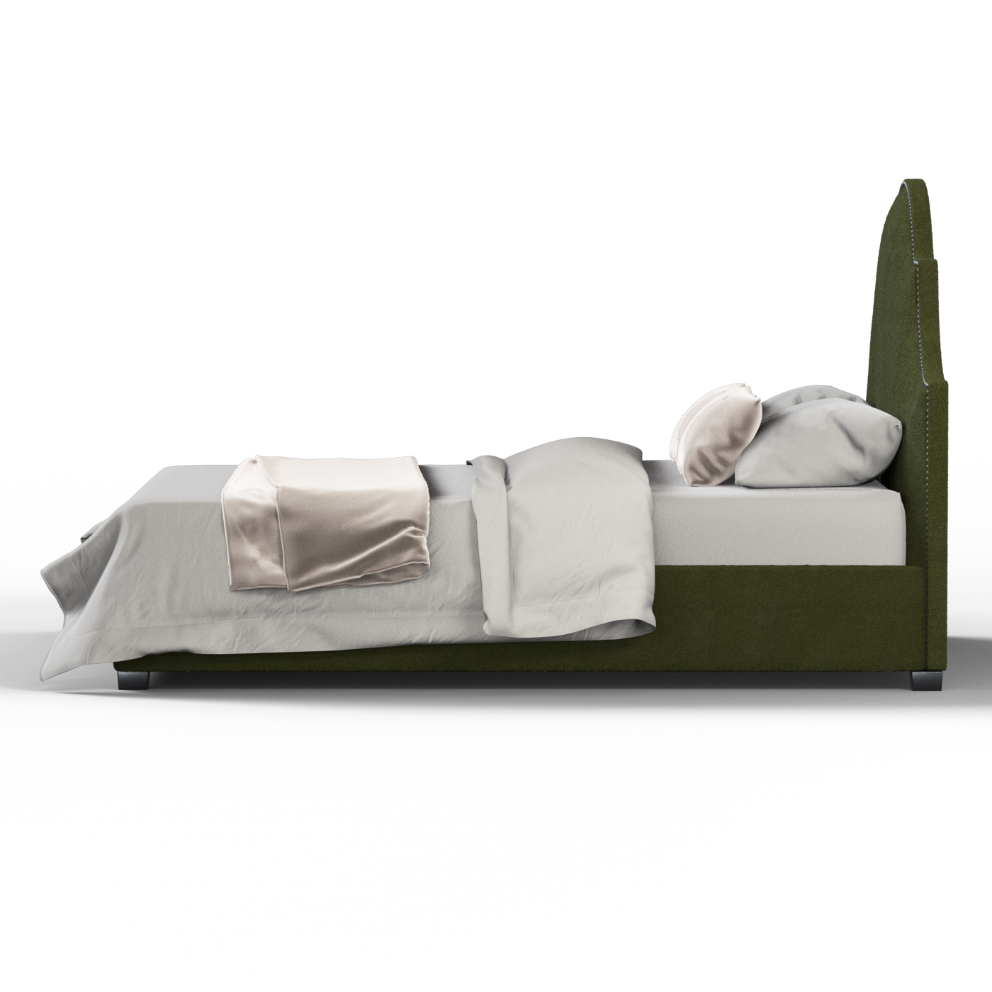 Ariana Double Bed with Elegant Headboard