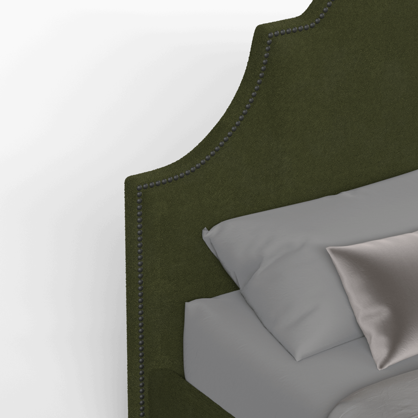 Ariana Double Bed with Elegant Headboard