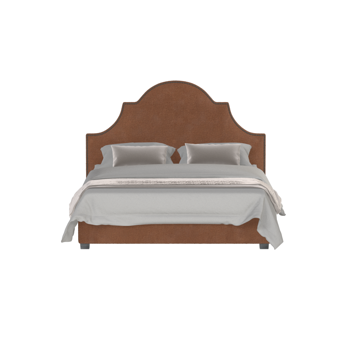 Ariana Double Bed with Elegant Headboard