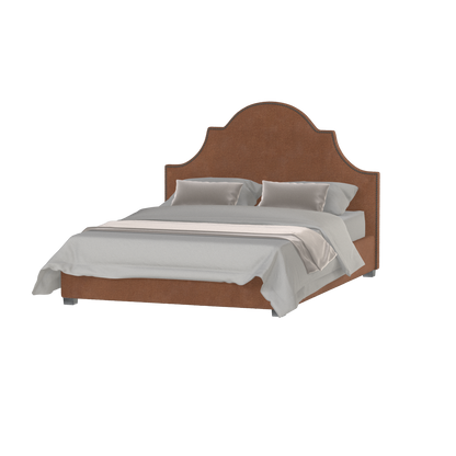 Ariana Double Bed with Elegant Headboard
