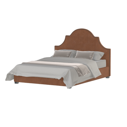 Ariana Double Bed with Elegant Headboard