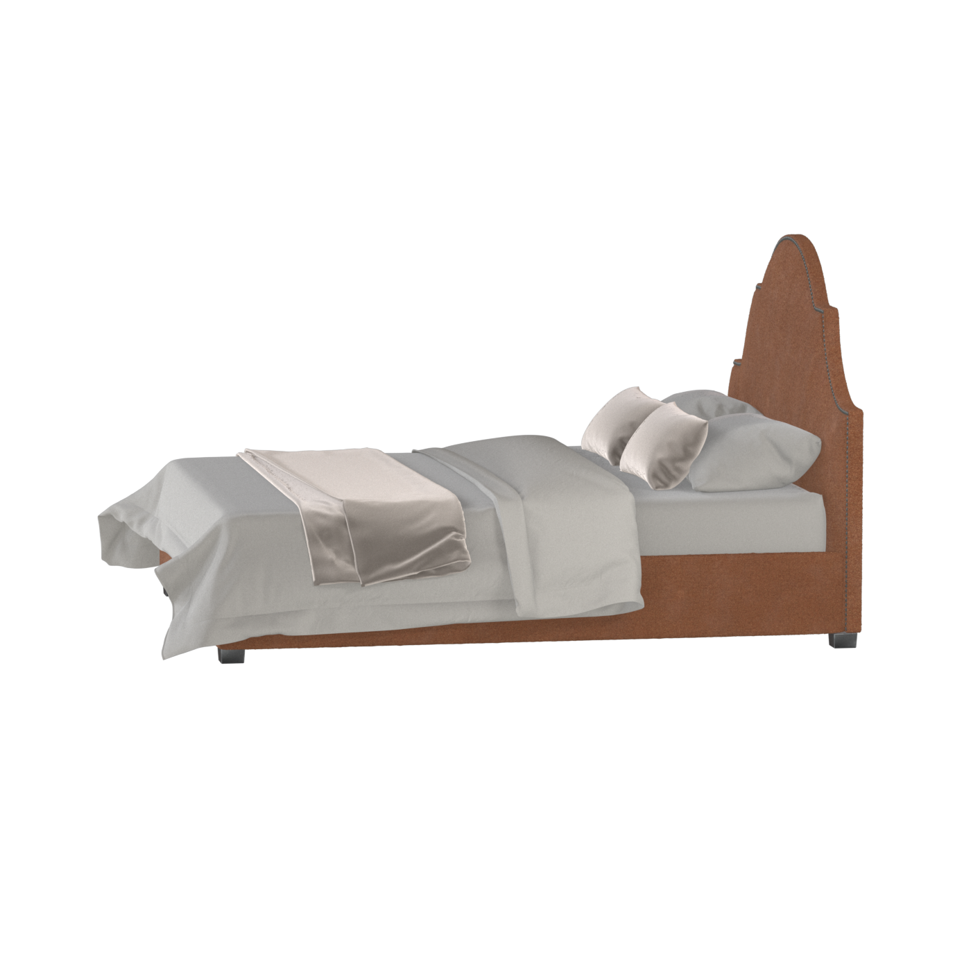 Ariana Double Bed with Elegant Headboard