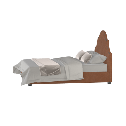 Ariana Double Bed with Elegant Headboard