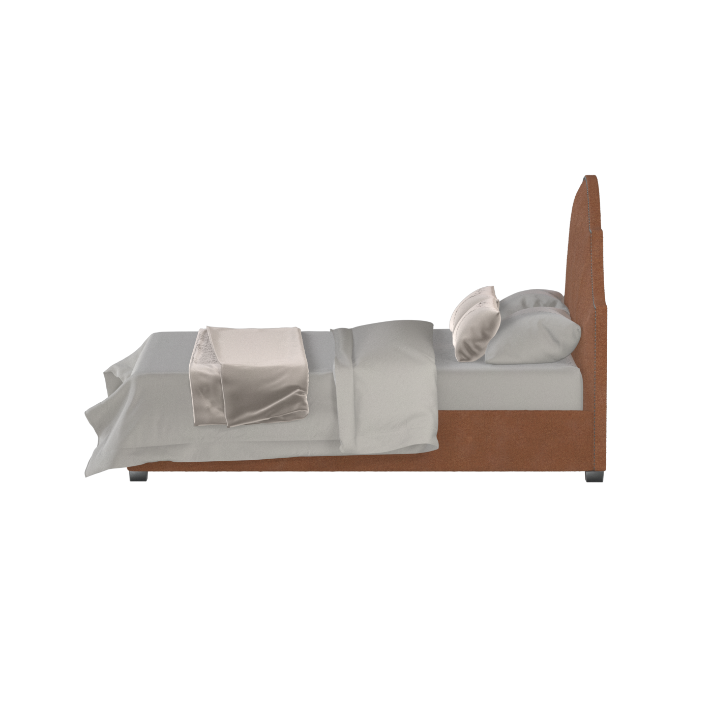 Ariana Double Bed with Elegant Headboard