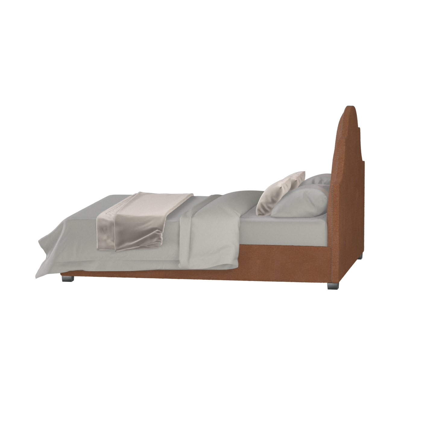 Ariana Double Bed with Elegant Headboard