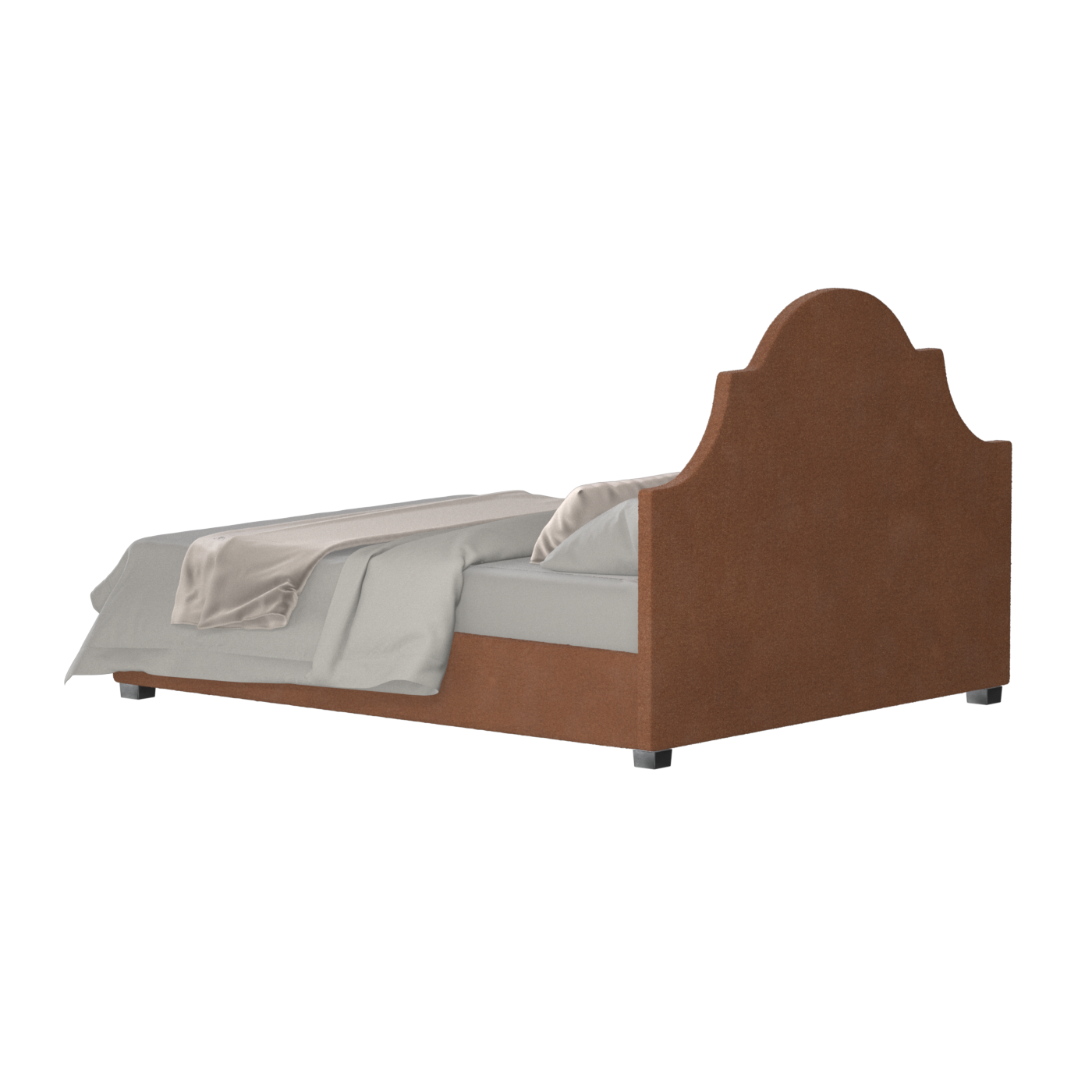Ariana Double Bed with Elegant Headboard