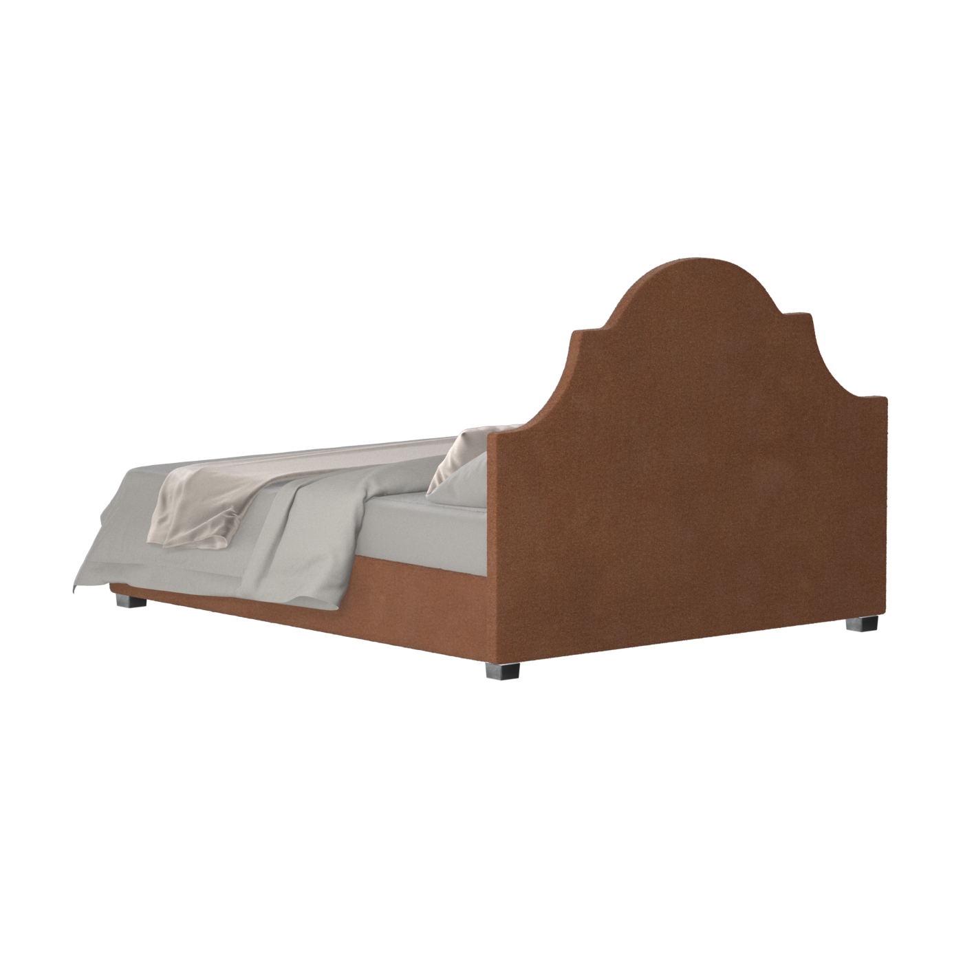 Ariana Double Bed with Elegant Headboard