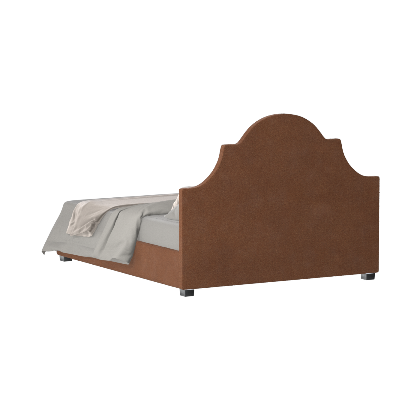 Ariana Double Bed with Elegant Headboard