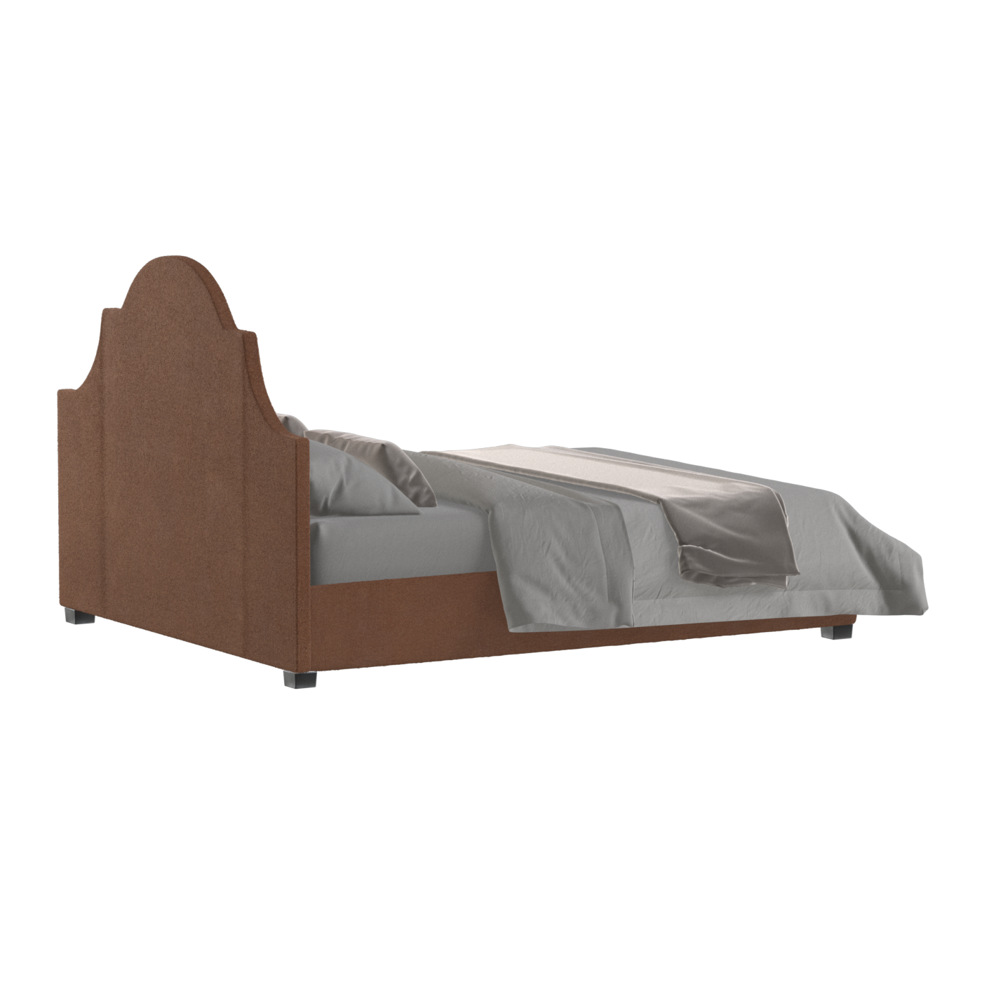 Ariana Double Bed with Elegant Headboard