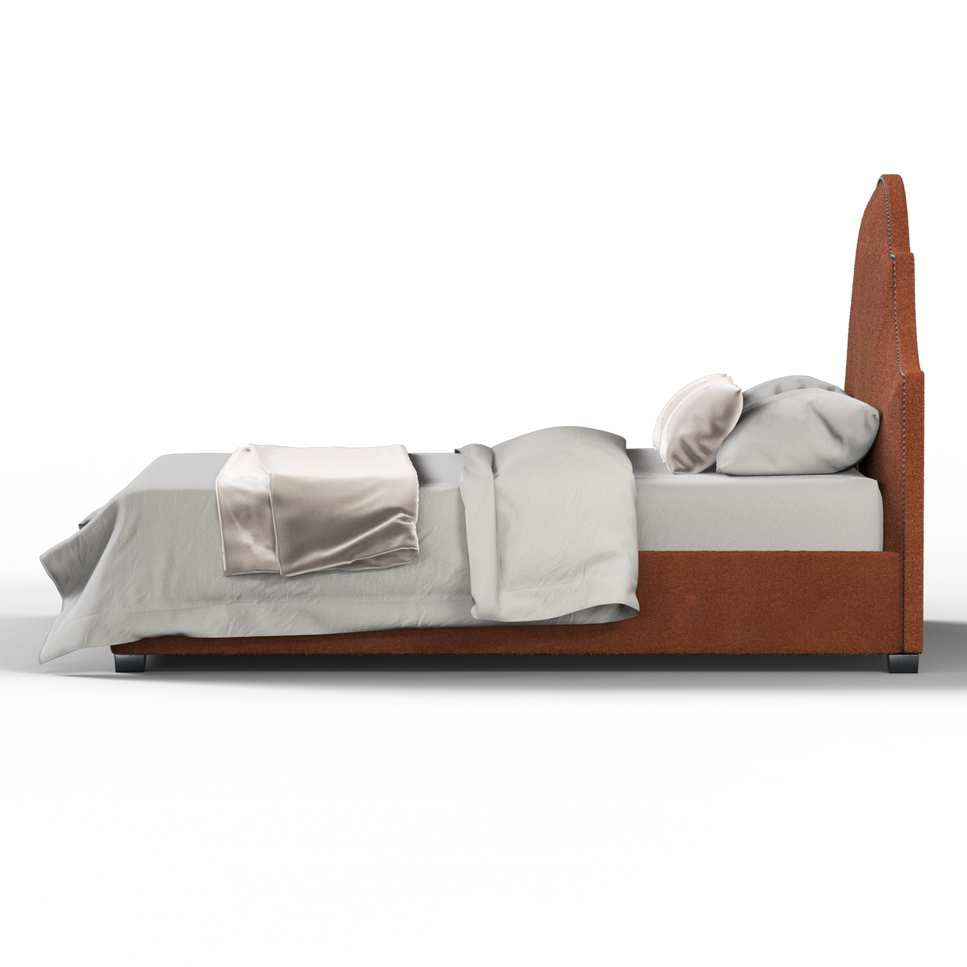 Ariana Double Bed with Elegant Headboard
