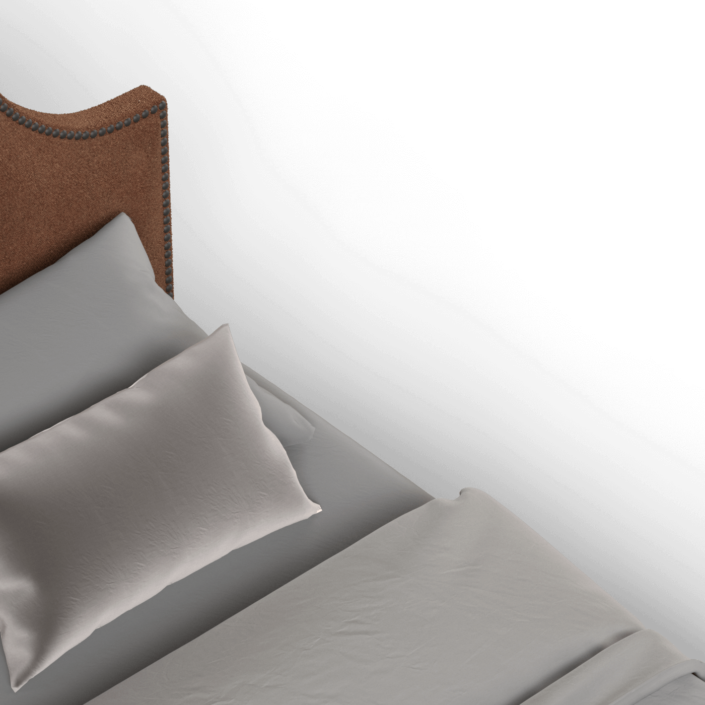 Ariana Double Bed with Elegant Headboard