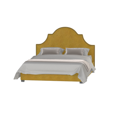 Ariana Double Bed with Elegant Headboard