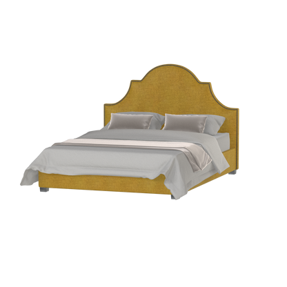 Ariana Double Bed with Elegant Headboard