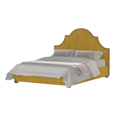 Ariana Double Bed with Elegant Headboard