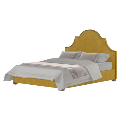 Ariana Double Bed with Elegant Headboard
