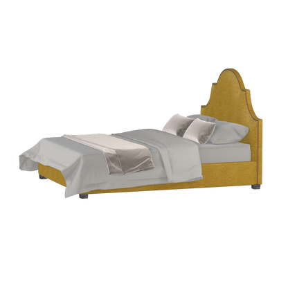 Ariana Double Bed with Elegant Headboard
