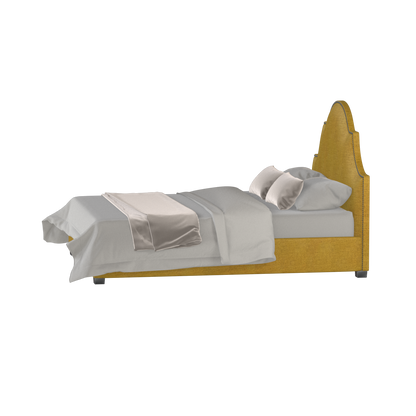 Ariana Double Bed with Elegant Headboard