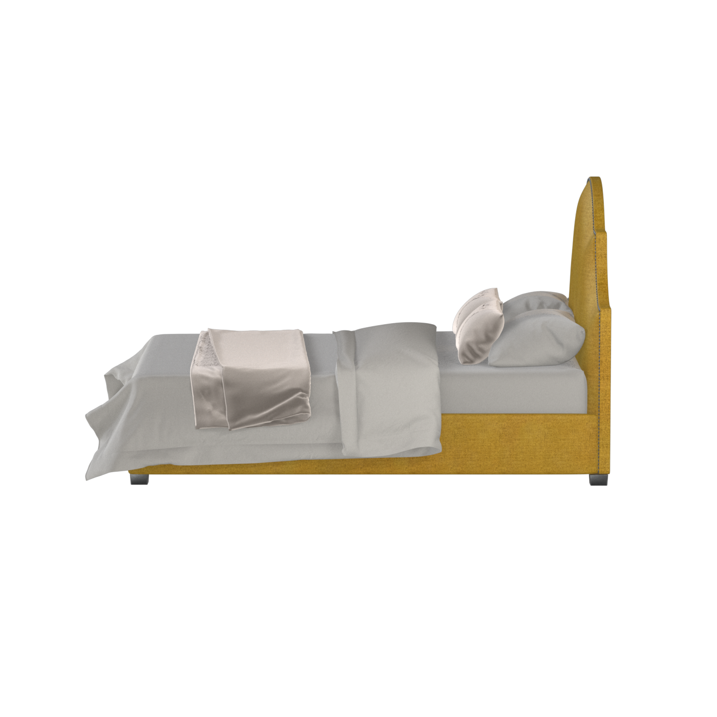 Ariana Double Bed with Elegant Headboard