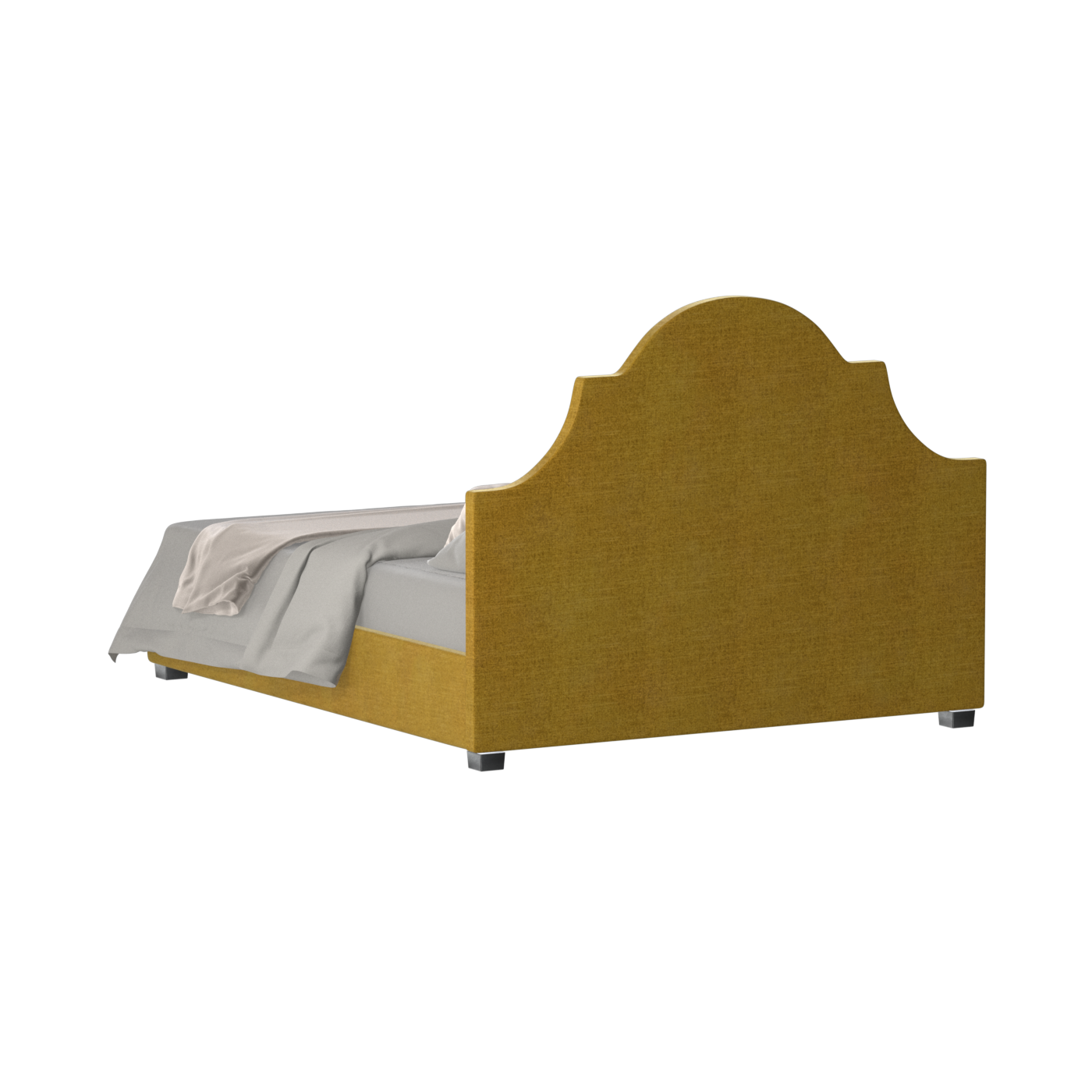 Ariana Double Bed with Elegant Headboard