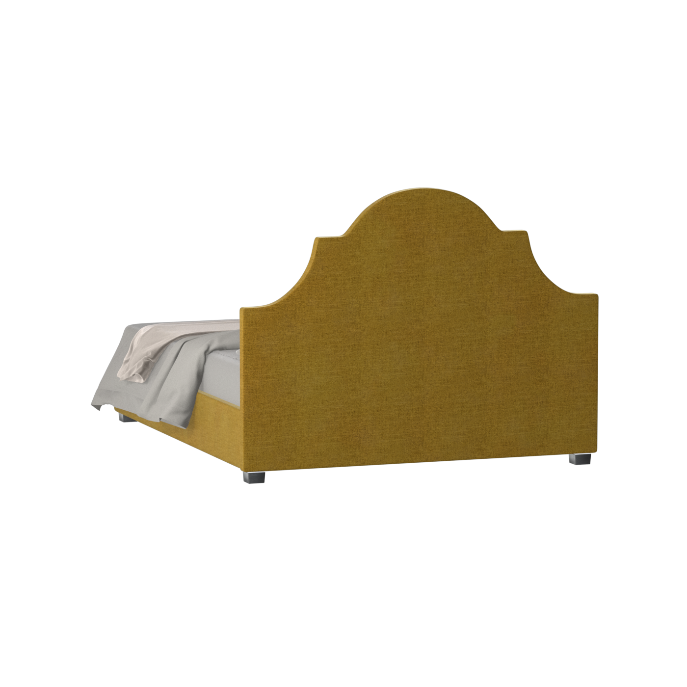 Ariana Double Bed with Elegant Headboard