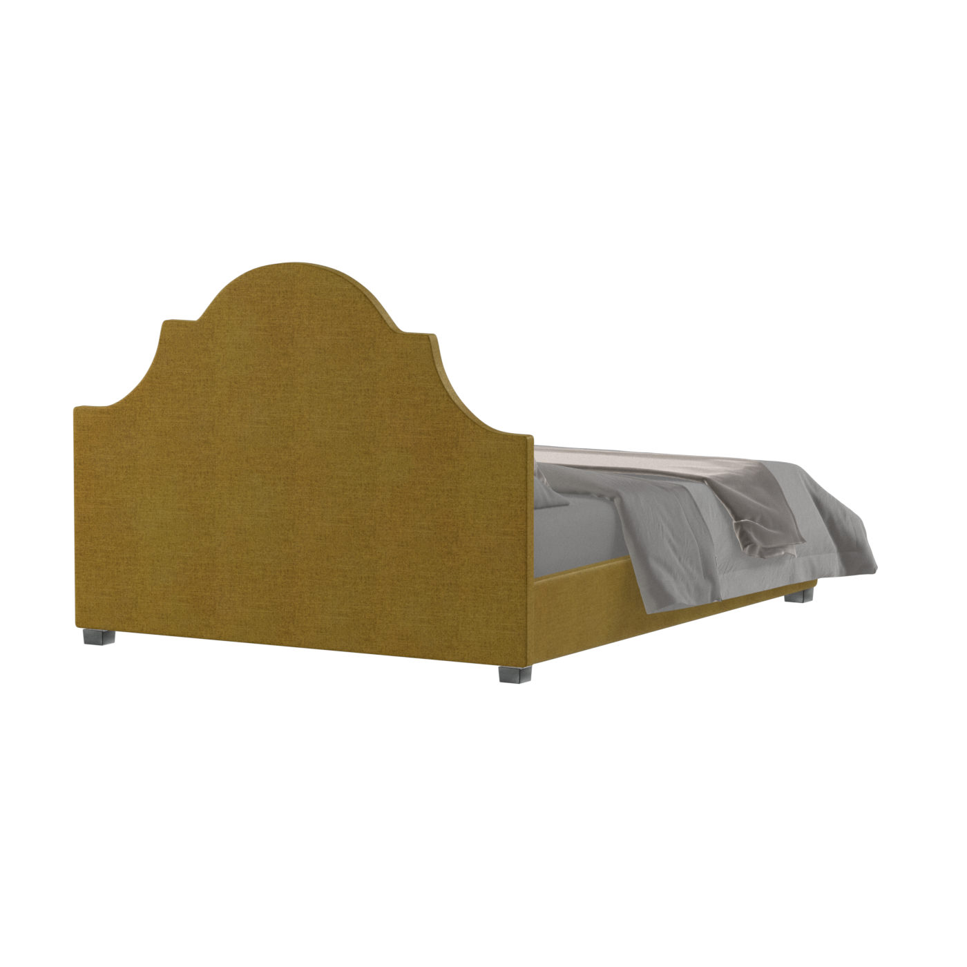 Ariana Double Bed with Elegant Headboard