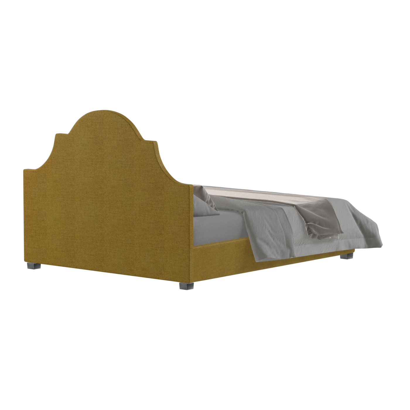 Ariana Double Bed with Elegant Headboard