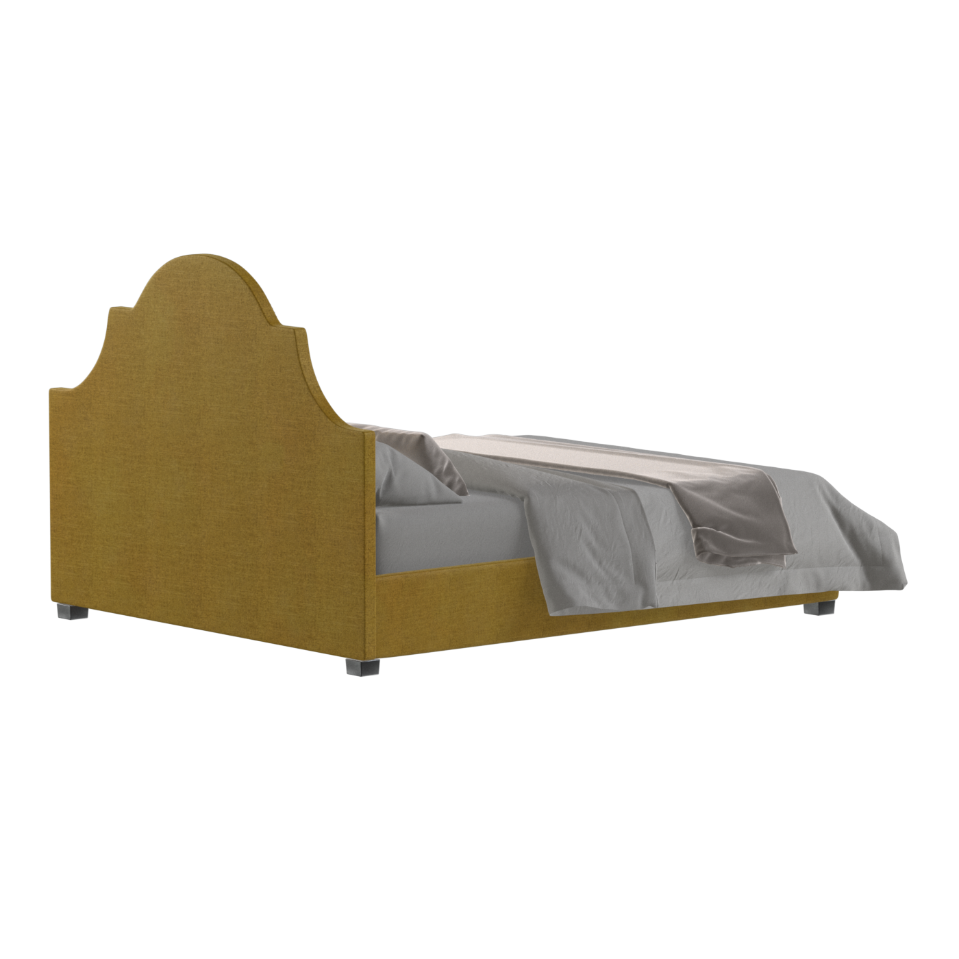 Ariana Double Bed with Elegant Headboard