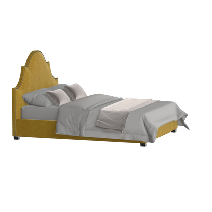 Ariana Double Bed with Elegant Headboard