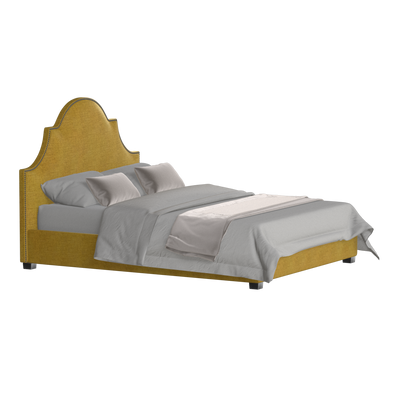 Ariana Double Bed with Elegant Headboard