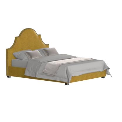 Ariana Double Bed with Elegant Headboard