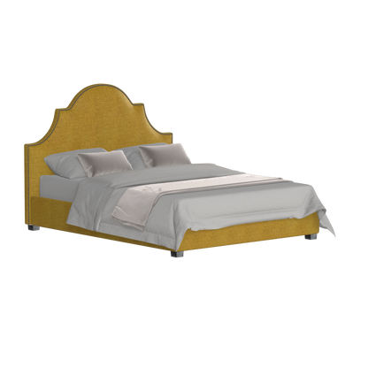 Ariana Double Bed with Elegant Headboard