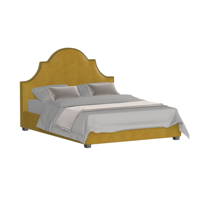 Ariana Double Bed with Elegant Headboard