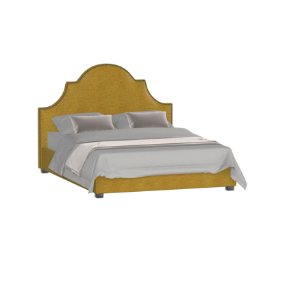 Ariana Double Bed with Elegant Headboard